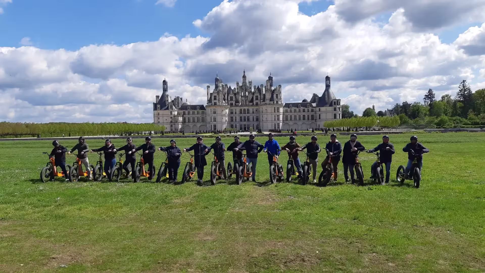 Balade trottinettes Chambord